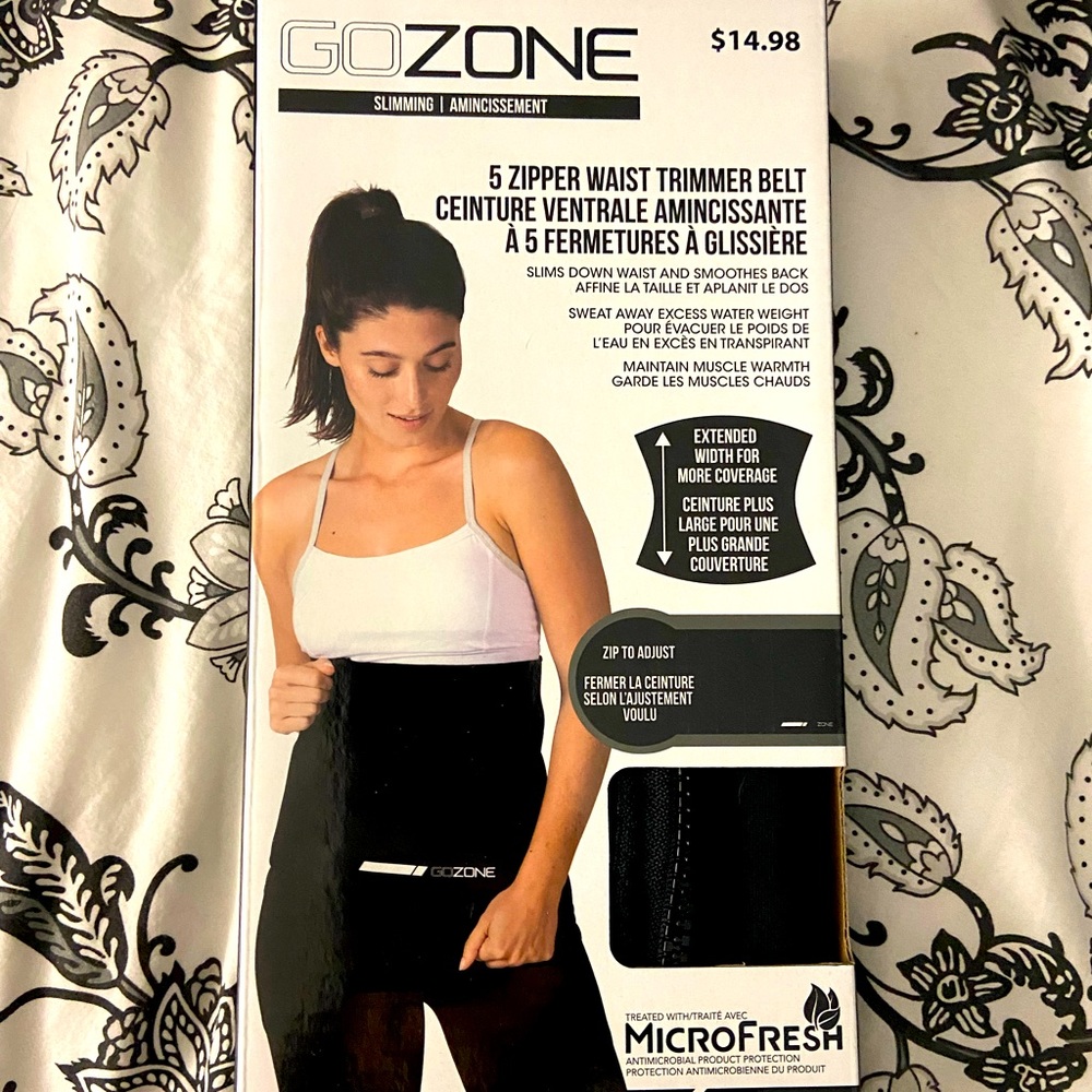 Bundle and save! GoZone Zippered Waist Trimmer Belt – Black